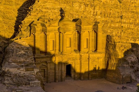 Ancient tomb Ed deir in the rock