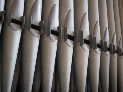Church pipe organ keyboard instrument