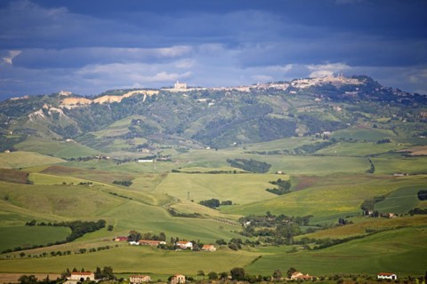Tuscan landscape near Orciatico