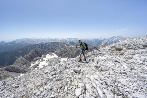 Mountaineer at Hoher Goell