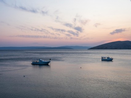Evening mood at the sea
