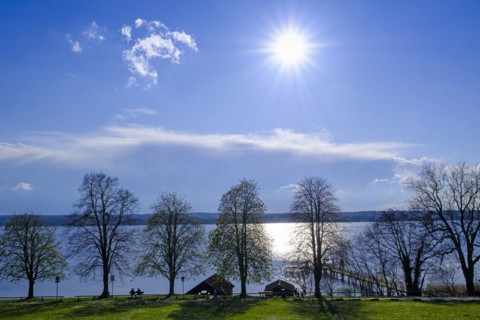 On the lakeside promenade