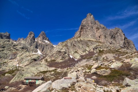 Mountains in the Restonica Valley