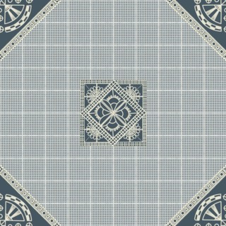 Seamless pattern inspired from traditional Danish Hedebo embroidery