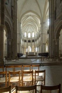 Vezelay labelled les Plus Beaux Villages de France. The nave