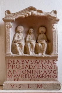 Consecration stone of Marcus Aurelius Agrippinus for the Aufanian Mother Deities from Netterheim