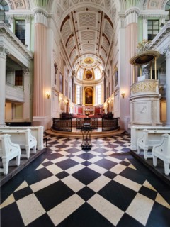 Nave with altar