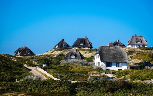 Holiday homes in the dunes of Hoernum on Sylt