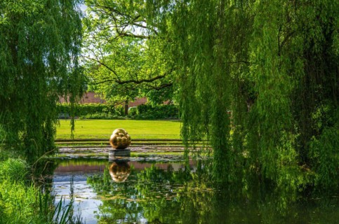 Art object in the water