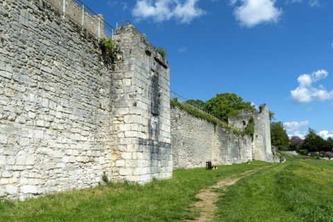 La Charite-sur-Loire. The ramparts. Nievre department. Bourgogne-Franche-Comte. France