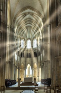 Vezelay labelled les Plus Beaux Villages de France. The nave