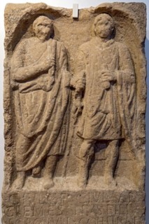 Gravestone of Caius Julius Clemens with son Caius Julius Sabinus