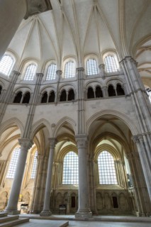 Vezelay labelled les Plus Beaux Villages de France. The nave