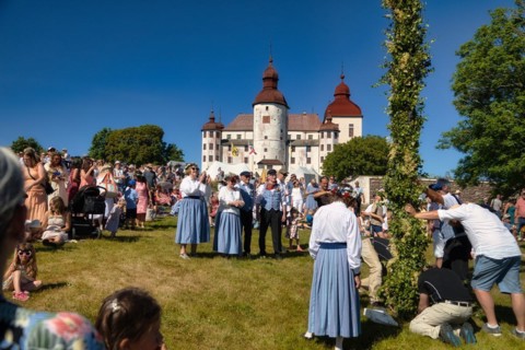 Traditional Midsummer Festival at Laeckoe Castle