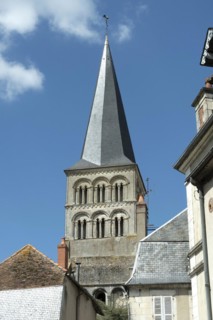 La Charite-sur-Loire. The Sainte-Croix tower-bell