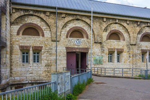 Entrance Factory XII of the stone citadel of the Wilhelmsburg on the Michelsberg