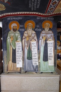 Historical frescoes from the 17th century