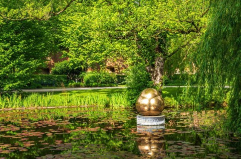 Art object in the water