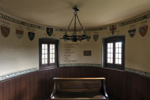 Meeting room of former lords of the castle at the former Thurant Castle