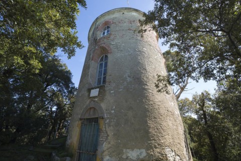 Marconi radio tower. Marconi who invented the radio test the radio signal in this tower in Sestri Levante