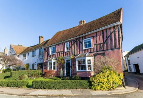 Historic attractive buildings in Lavenham