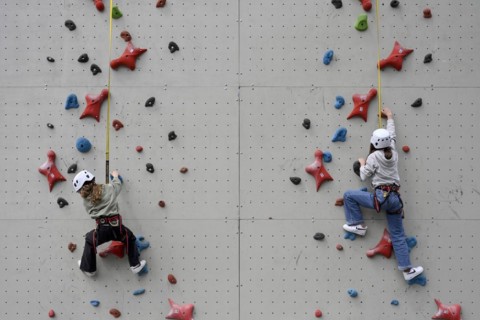 Outdoor Climbing Wall Teen