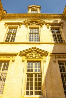 Town Hall on Liberation Square in a Sunny Day with Blue Sky in Dijon