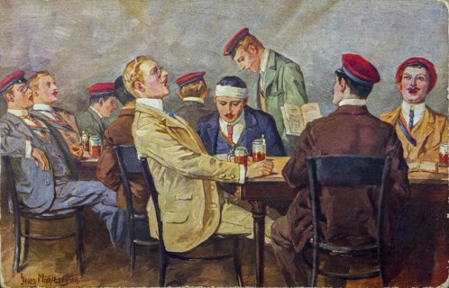 German vintage postcard Verlag Der Hofkunsthandlung Edm. Von Koenig