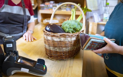 Village shop with regional products in Niedersonthofen
