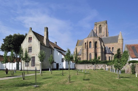 Lissewege village with the Our Lady Visitation church