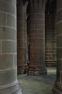 Crypte des Gros Piliers, Mont Saint-Michel abbey