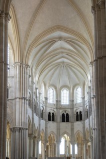 Vezelay labelled les Plus Beaux Villages de France. The nave