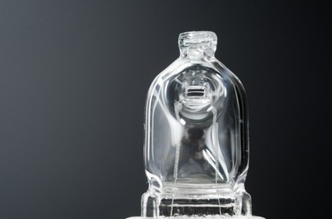 Close up on a halogen lamp