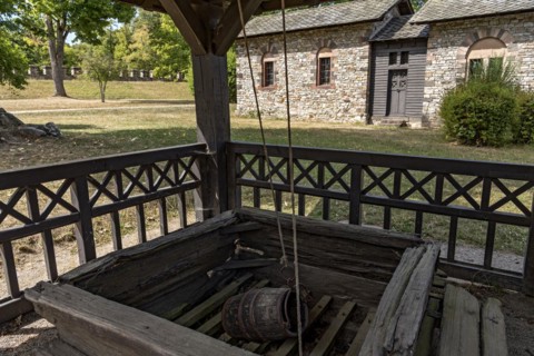 Fountain at the commander's residence