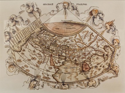 2nd-century world map from the atlas Geography