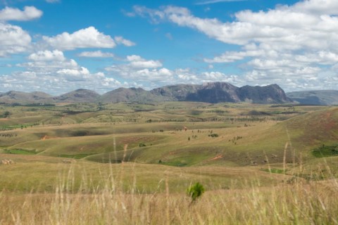 Landscape in the rainy season
