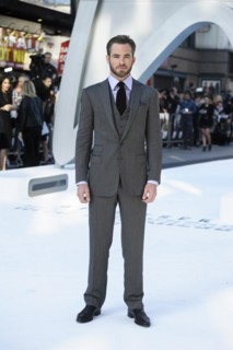 Chris Pine attends the International Premiere of Star Trek Into Darkness on 02.05.2013 at The Empire Leicester Square