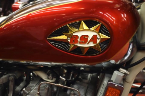 1971 motorcycle BSA A75R Rocket 3 Mark II tank emblem