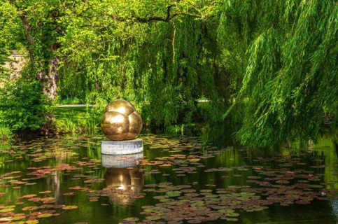 Art object in the water