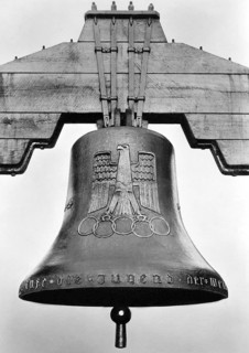 Bell at Olympic Stadium, 1936