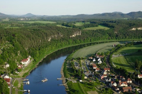 Elbe Sandstone Mountains in June