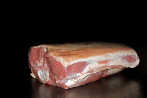 Fresh rack of lamb with fillet