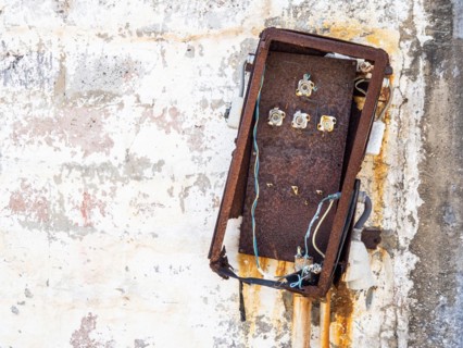 Rusty switch box