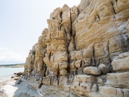 Rock formations formed by erosion
