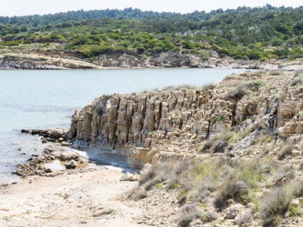 Rock formations formed by erosion