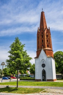 Tower of the former village church of Letschin