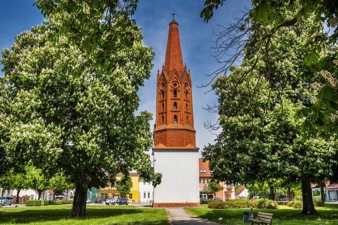 Tower of the former village church of Letschin