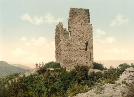 Ruins on the Kyffhäuser in the Harz Mountains