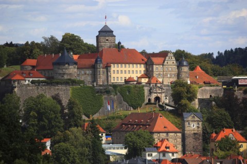 Veste Rosenberg and town