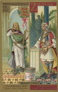 Wolfram von Eschenbach from the opera Tannhäuser by Wagner and Zampa from the opera of the same name by Herold